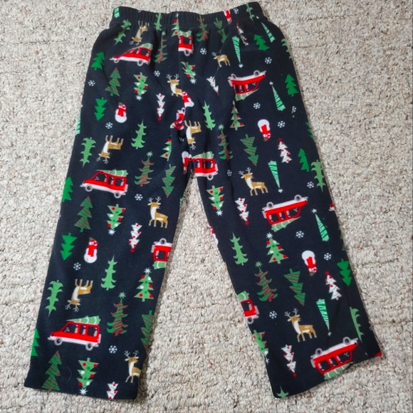 Carters Christmas Fleece Pajama Pants Size 4T - Picture 3 of 4